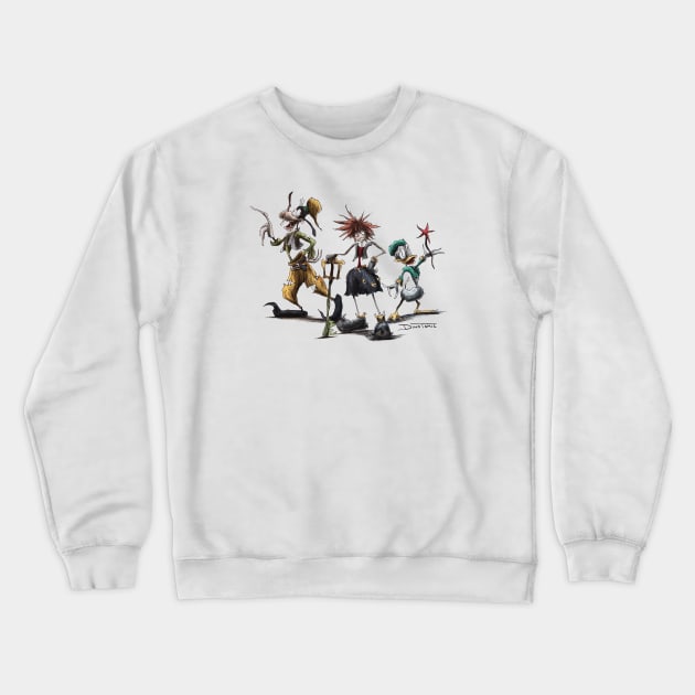 Goofing around Crewneck Sweatshirt by DinoTomic